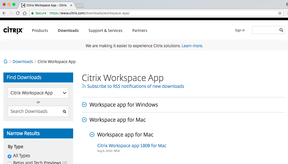 Citrix Receiver Mac Catalina Download
